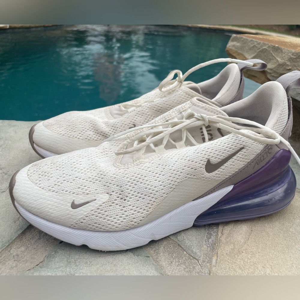 Nike Air Max 27c white/purple women’s